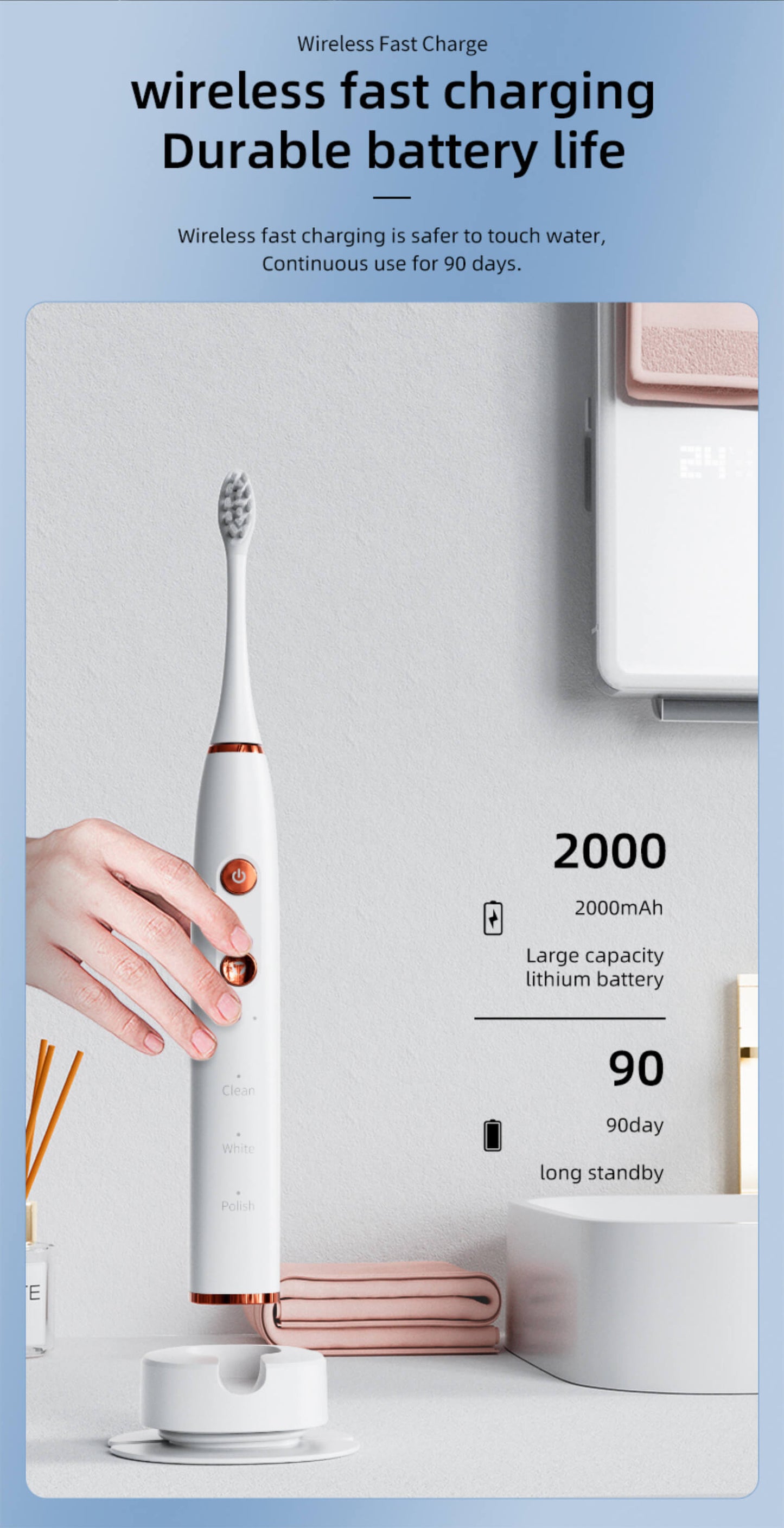 Sonic U8 electric toothbrush